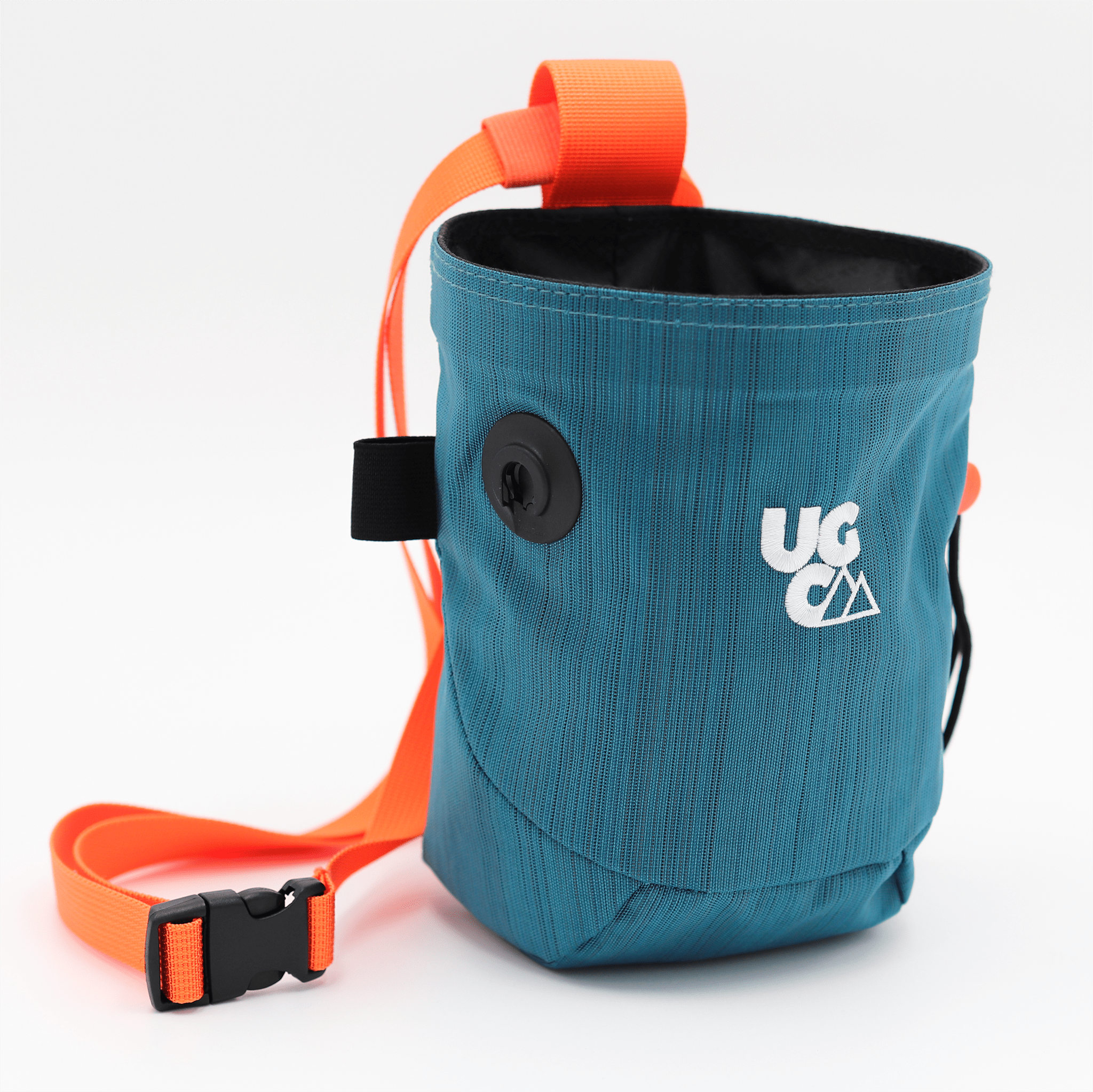 Aqua and Orange Underground Climbing Chalk Bag
