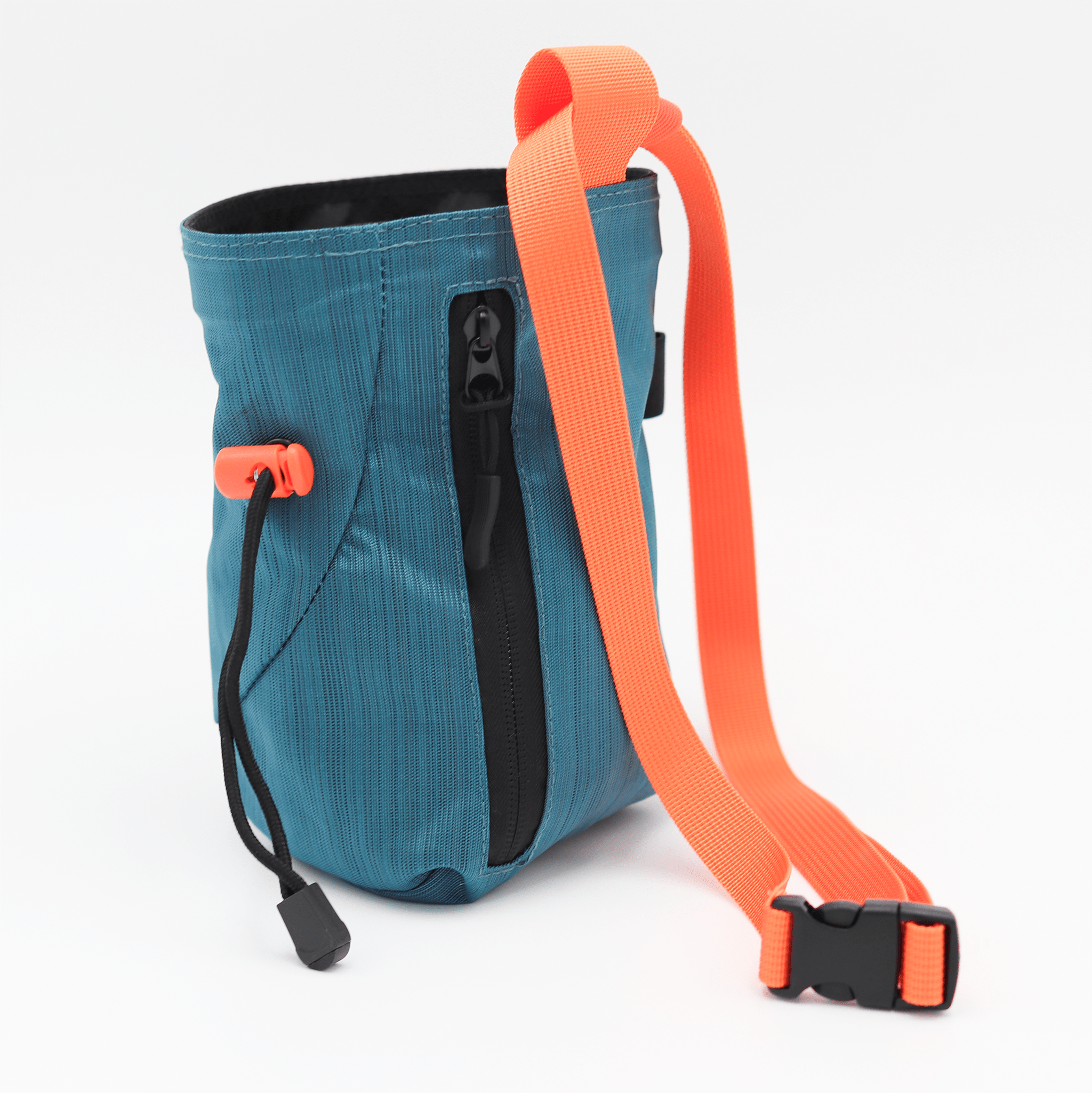 Aqua and Orange Underground Climbing Chalk Bag