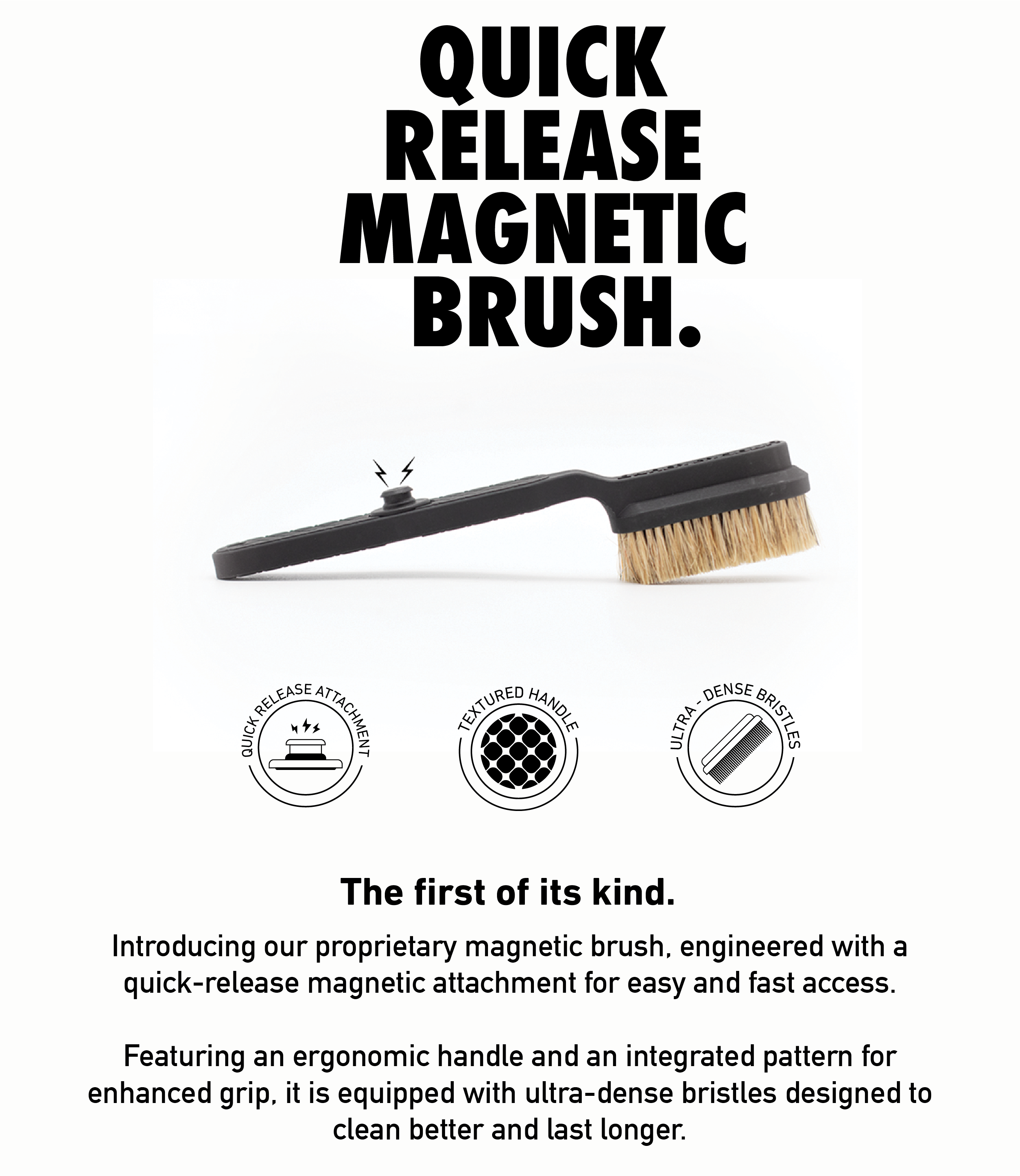 Quick Release Magnetic Brush 2